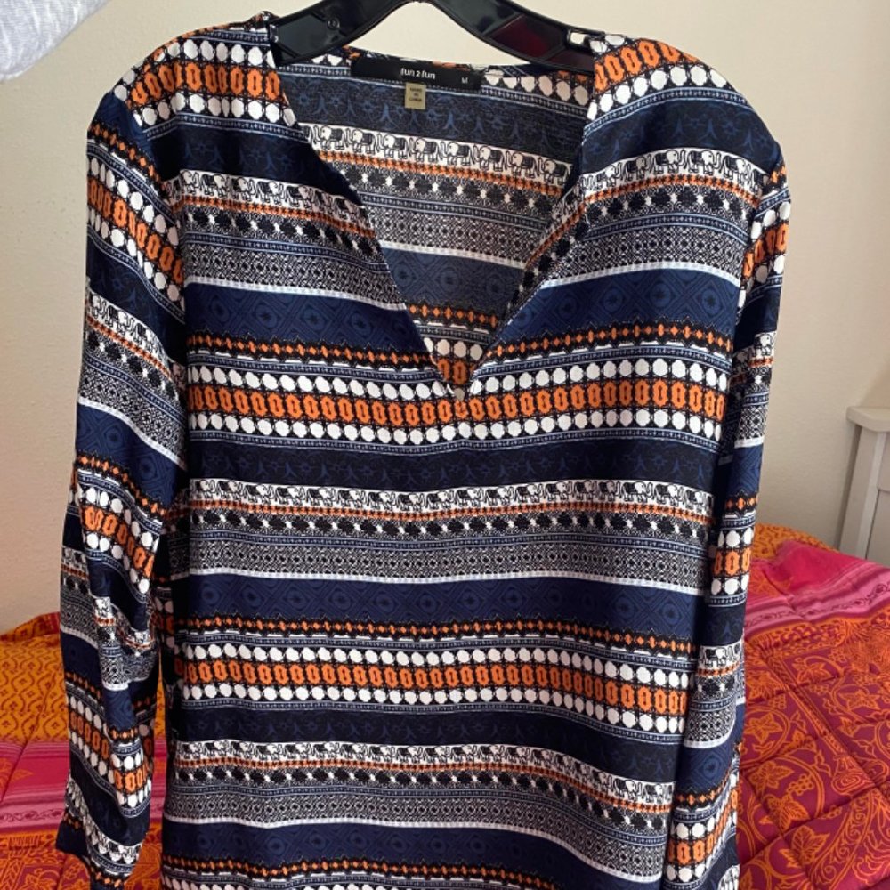 Elephant Printed Blouse